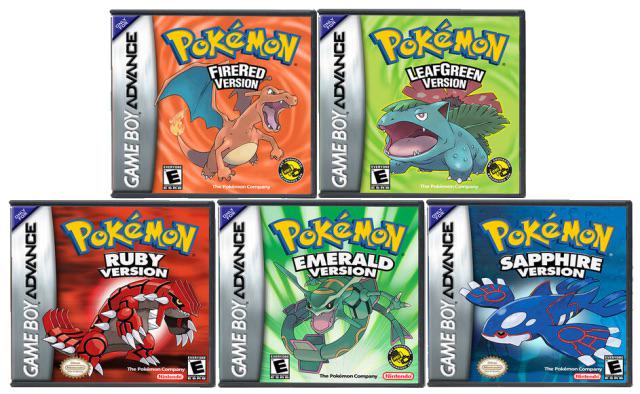 3세대 루비 사파이어 에메랄드