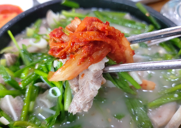 김치와 수육 맛있는 김치수육