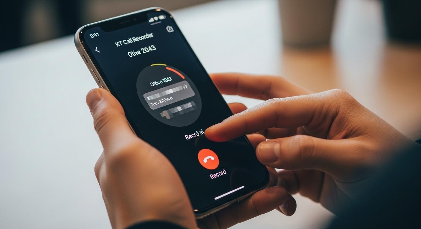 아이폰 통화녹음 kt 어플