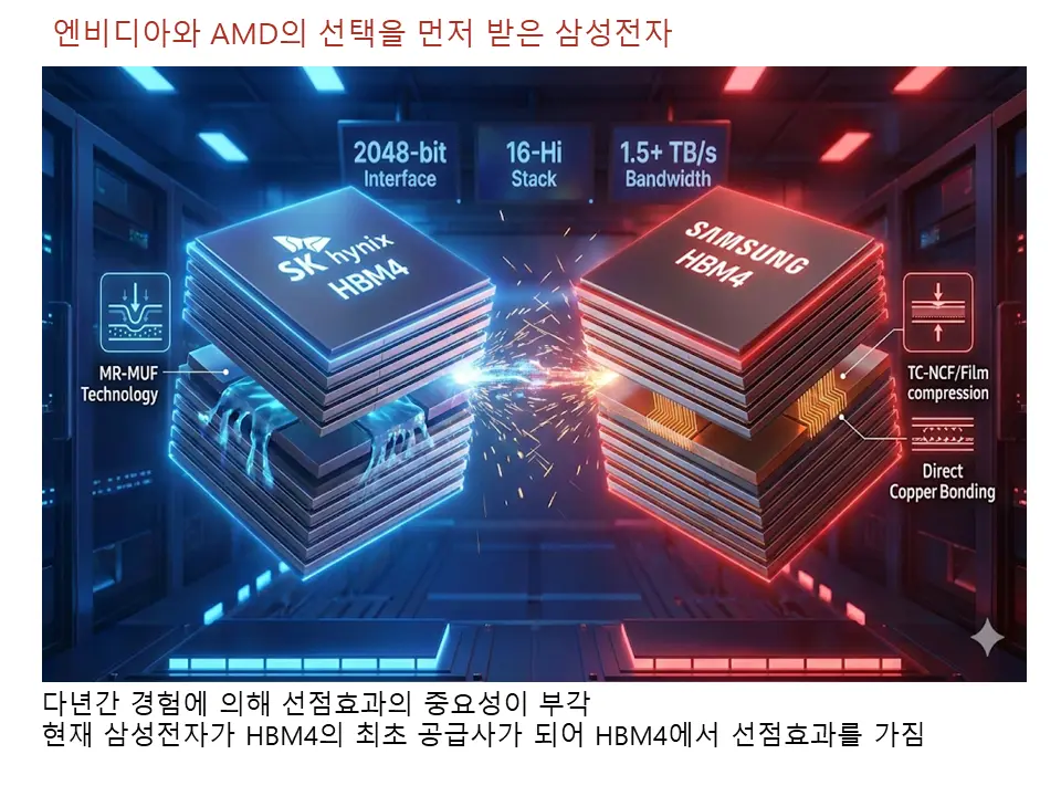 엔비디아와 AMD의 선택을 먼저 받은 삼성전자