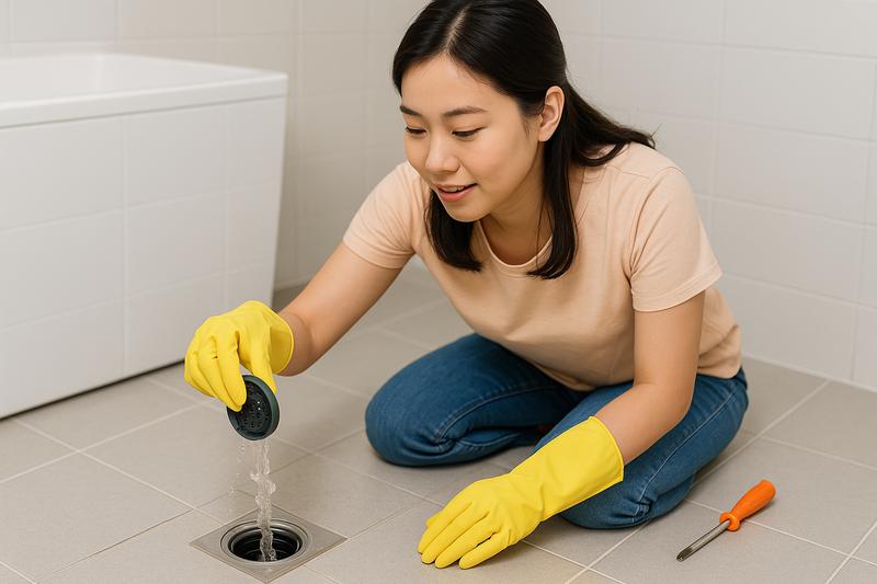 세탁기 돌릴 때 하수구에서 물이 역류