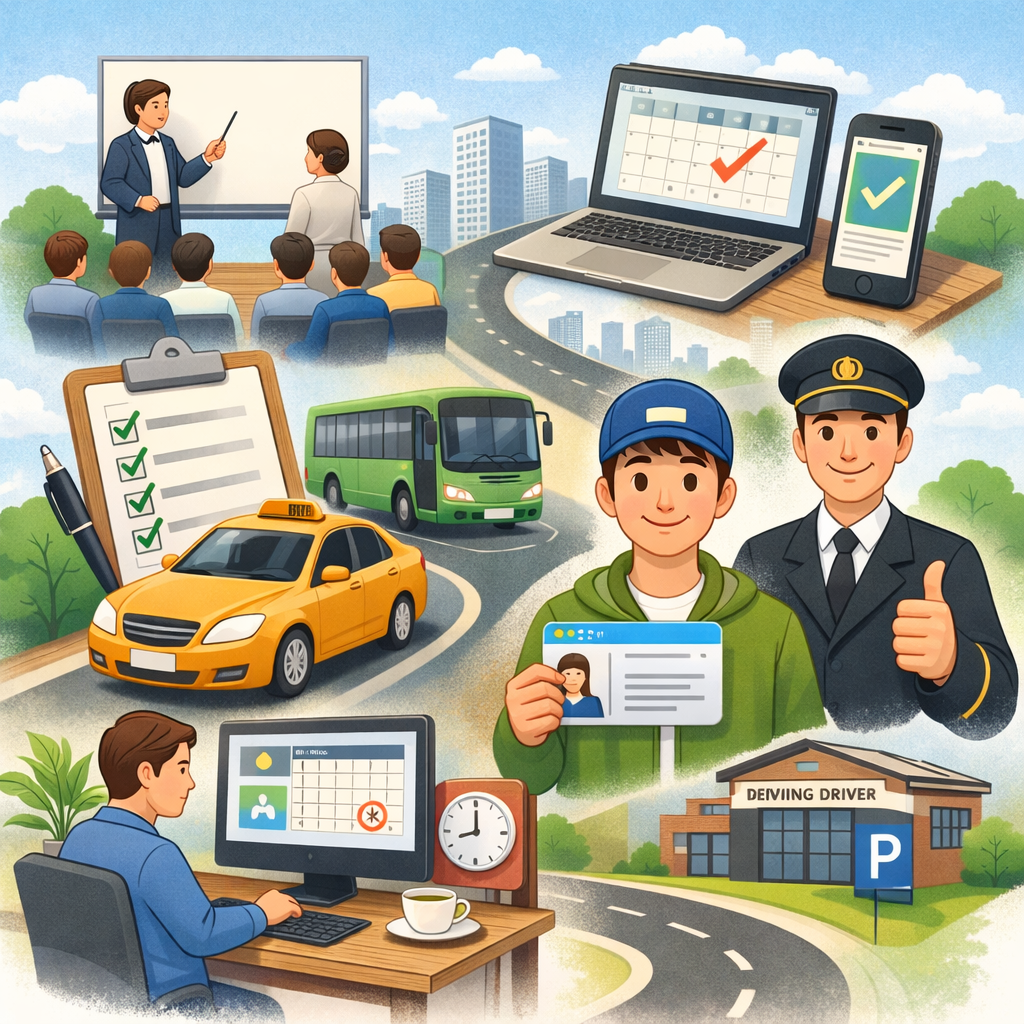 운수종사자 교육 신청방법 총정리｜보수교육&middot;신규교육 차이부터 예약까지 관련 사진