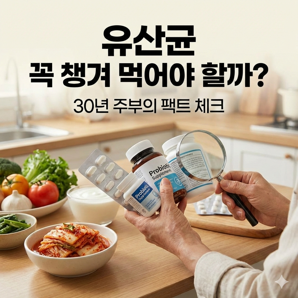 유산균(프로바이오틱스) 꼭 챙겨 먹어야 할까? 30년 주부의 팩트 체크