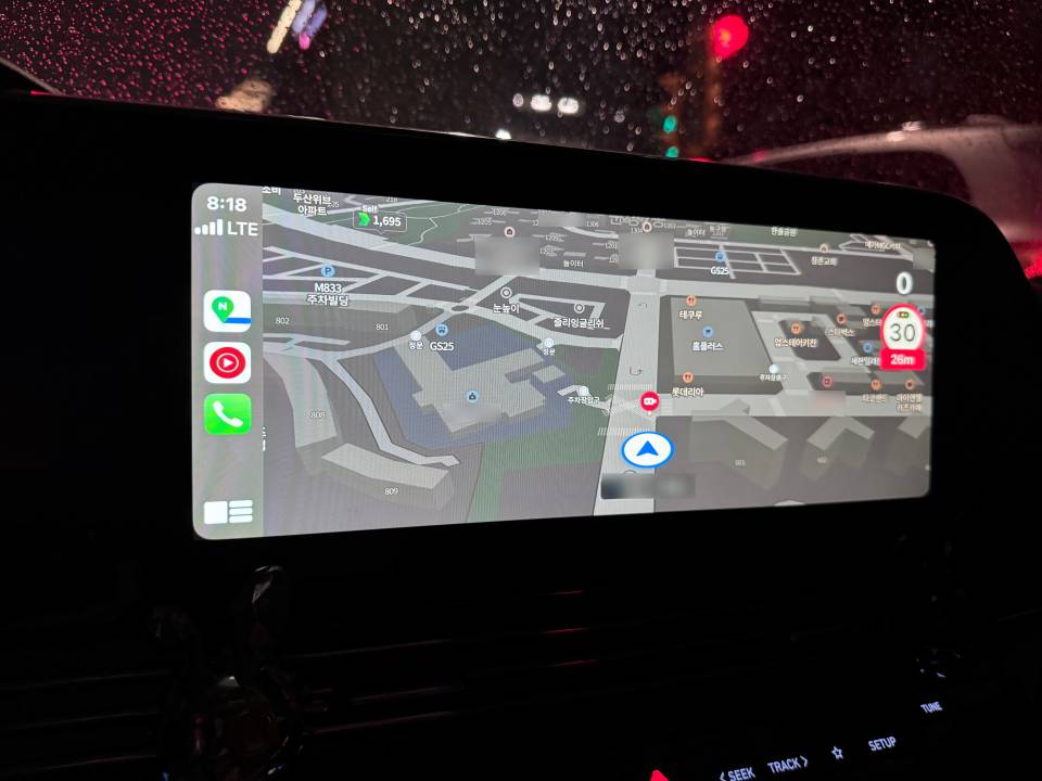 인포테인먼트 네비게이션 전체화면