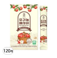 물 한방울넣지 않은 자연비책 유기농 애사비 스틱, 120개, 15g