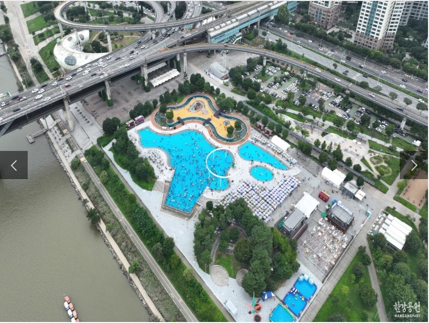 한강수영장 개장