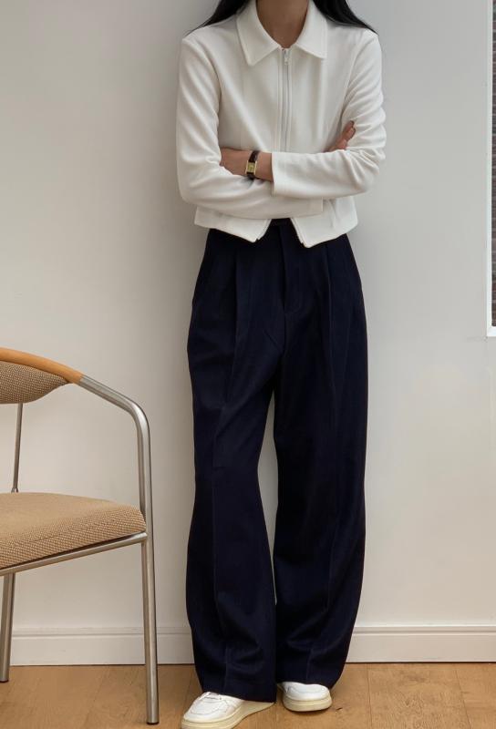 (세일)언더스탠딩 데님 조셉 핀턱 슬랙스(4color)