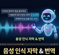 음성인식 및 번역 안내