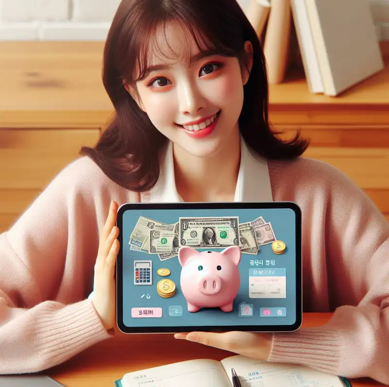 알뜰하게-청년저축으로-제테크하는-20대의-이미지