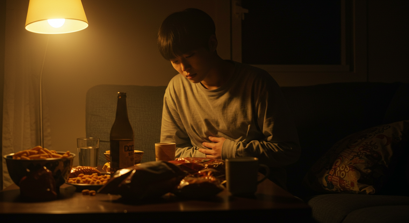야식습관, 수면건강, 호르몬불균형