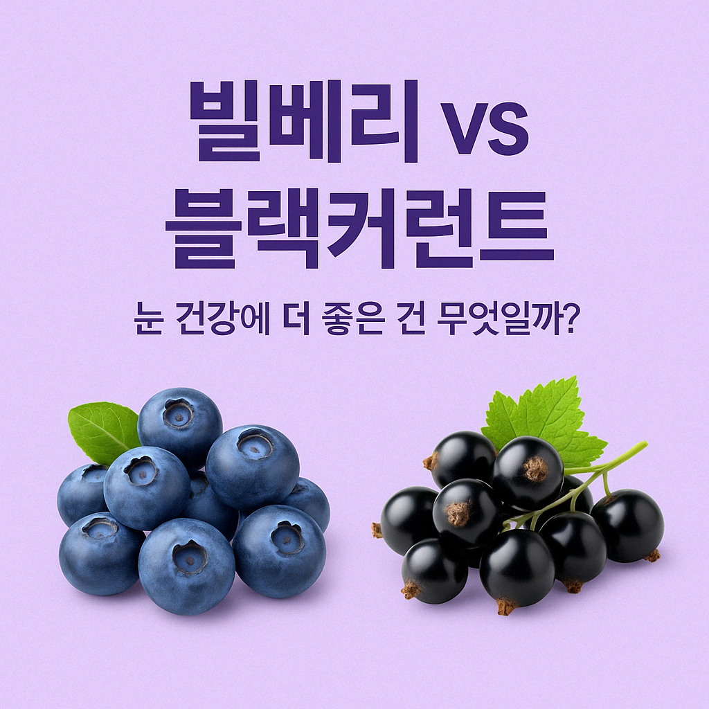 빌베리, 블랙커런트 효능 : 뭐가 눈에 더 좋을까?