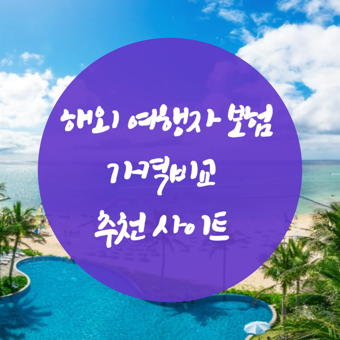 해외-여행자-보험-가격-비교-추천-사이트