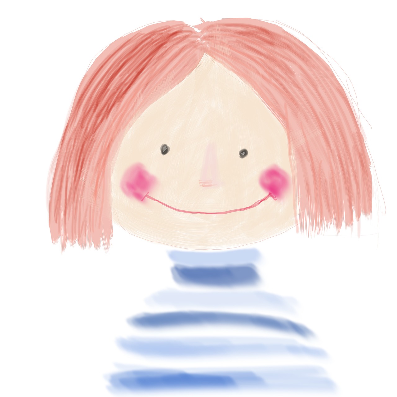 낙서 소녀그림