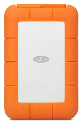 LACIE Rugged Raid Pro USB C 외장하드 + 케이스 STGW4000800, 4TB