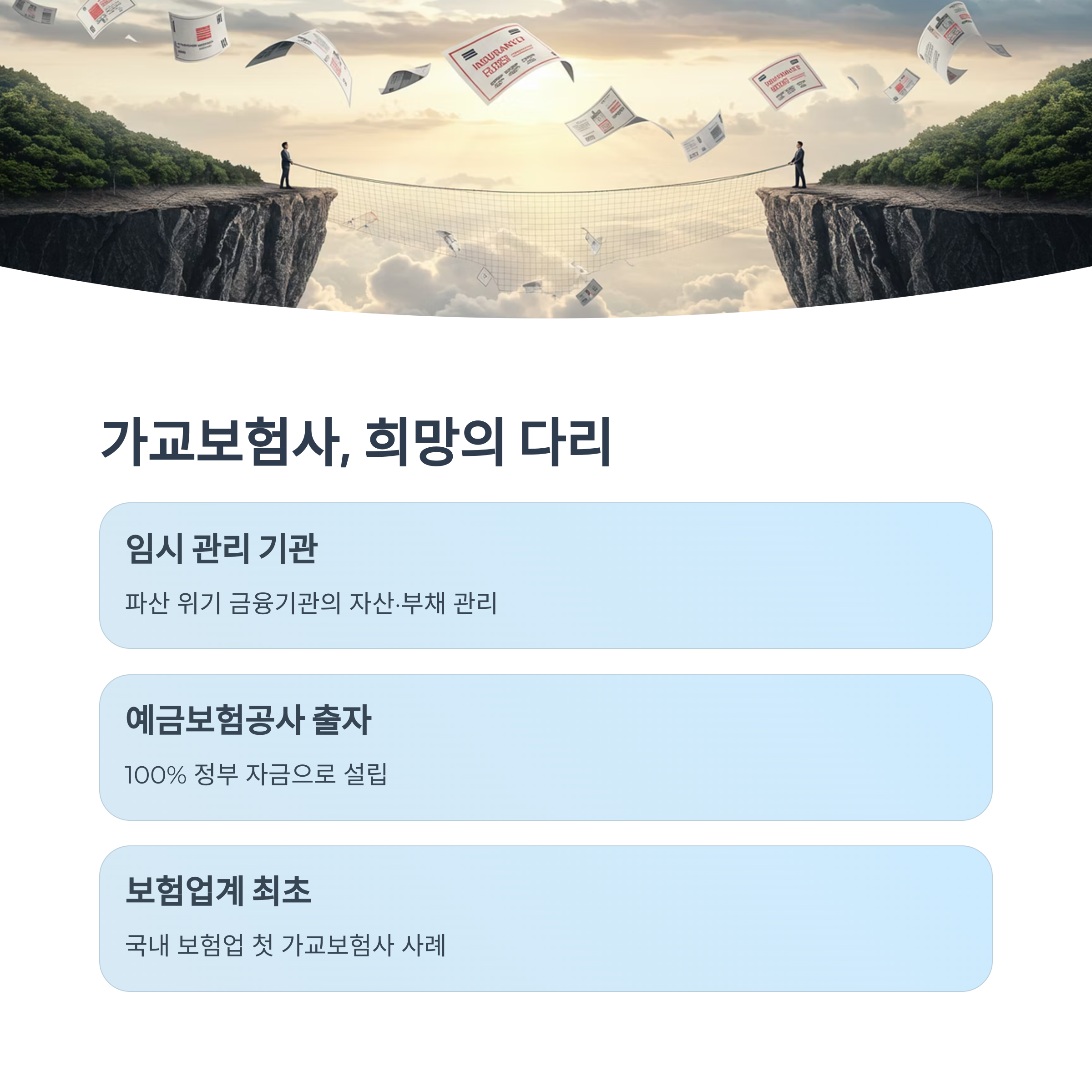 가교보험사란 무엇인가요?