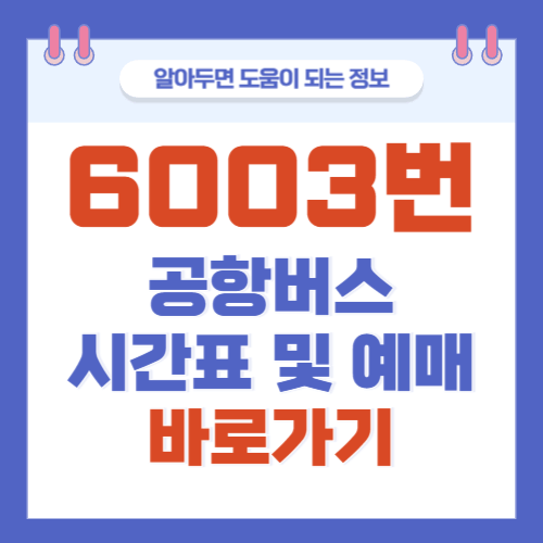 6003번-공항버스-시간표-예매