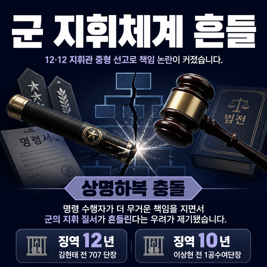 군 지휘체계 흔들