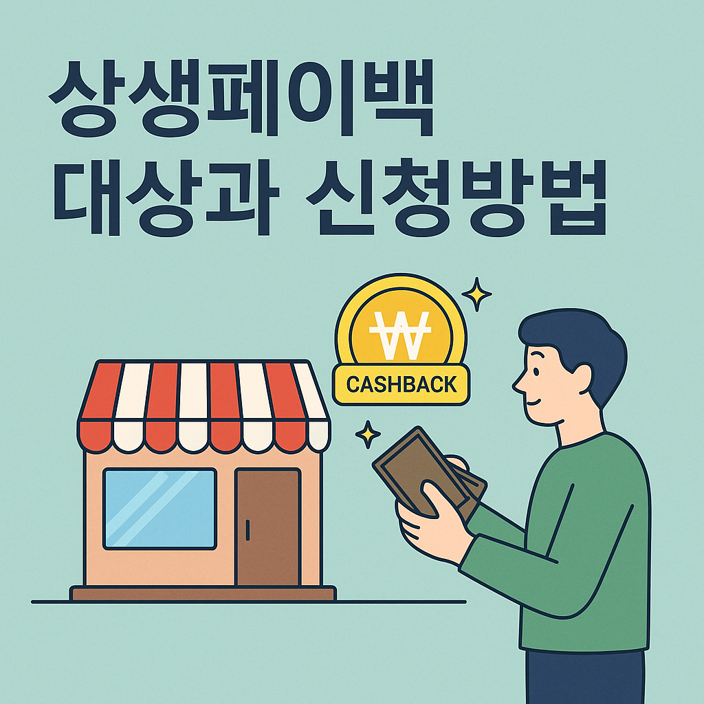 상생페이백 대상과 신청방법