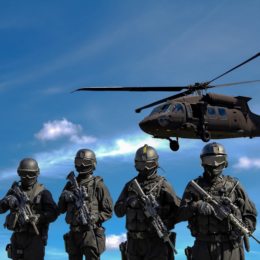 계엄령에 투입된 군인들