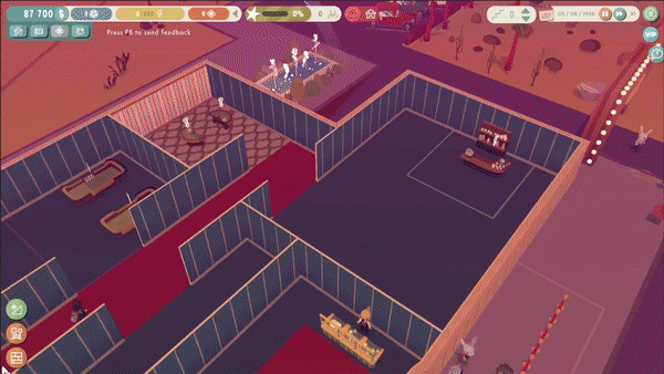 블루밍 비즈니스 카지노 가구 배치