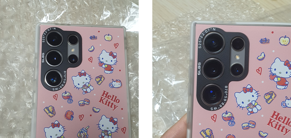 산리오 헬로키티 케이스 착용샷