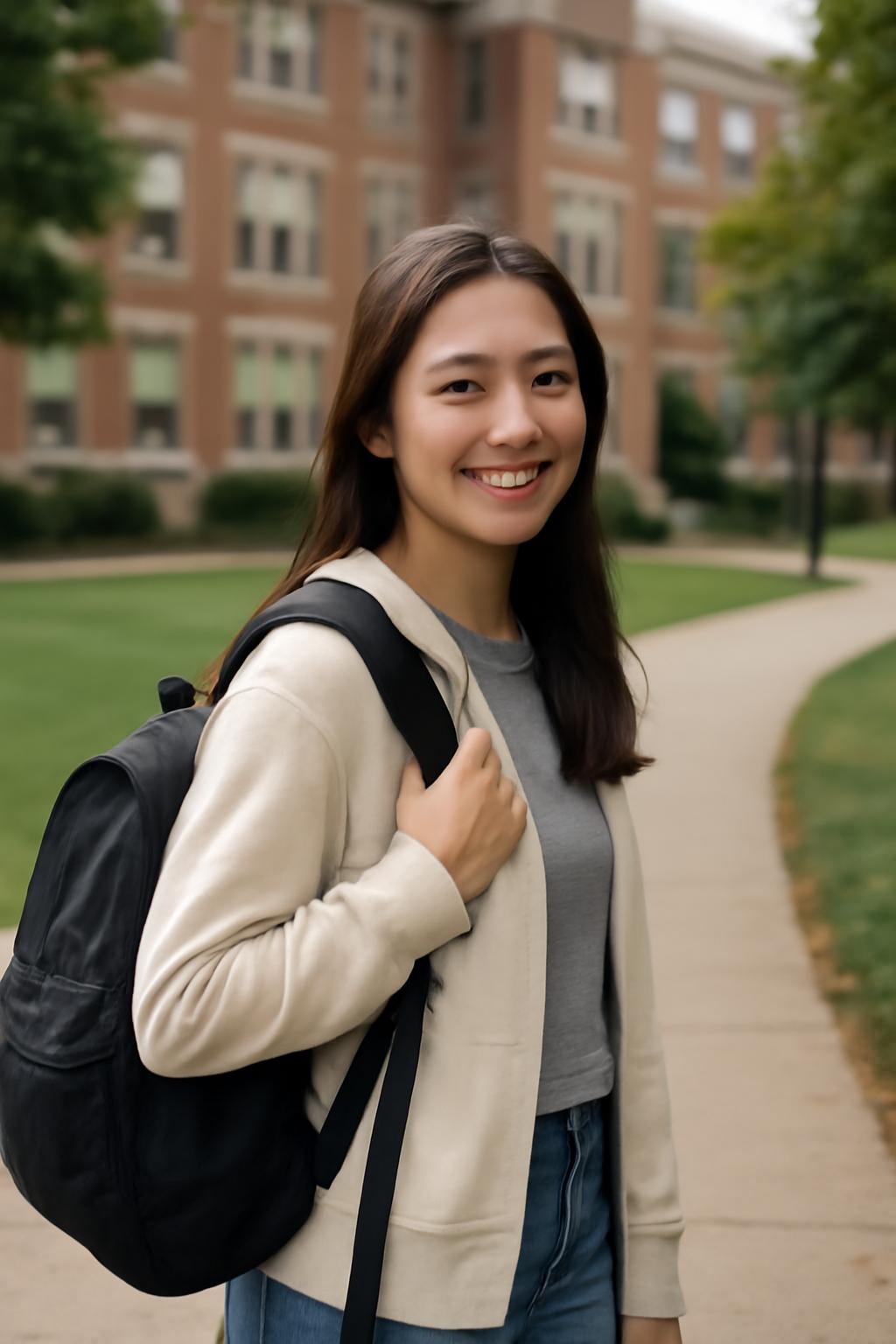 대학생 백팩 여자