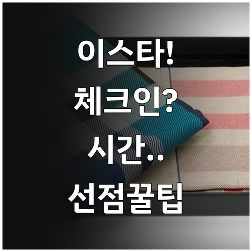 이스타항공 온라인체크인 시간과 좌석 ..