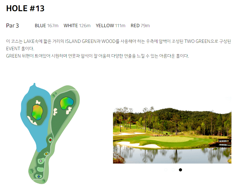 세라지오 골프클럽 코스공략도 13