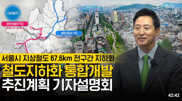 제2 연트럴파크, 서울 지상 철도 전 구간 지하화로 탄생