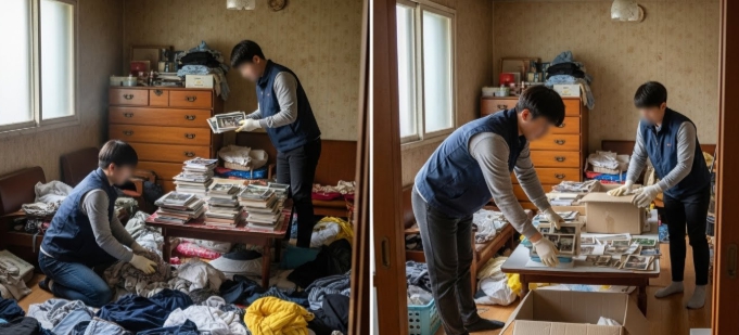 논산 고독사청소 업체