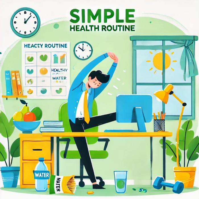 바쁜 직장인을 위한 간단한 건강 관리 루틴