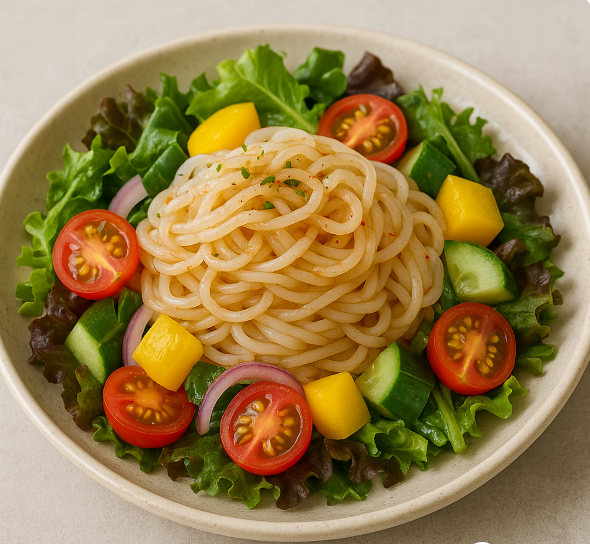 곤약면 샐러드 음식사진