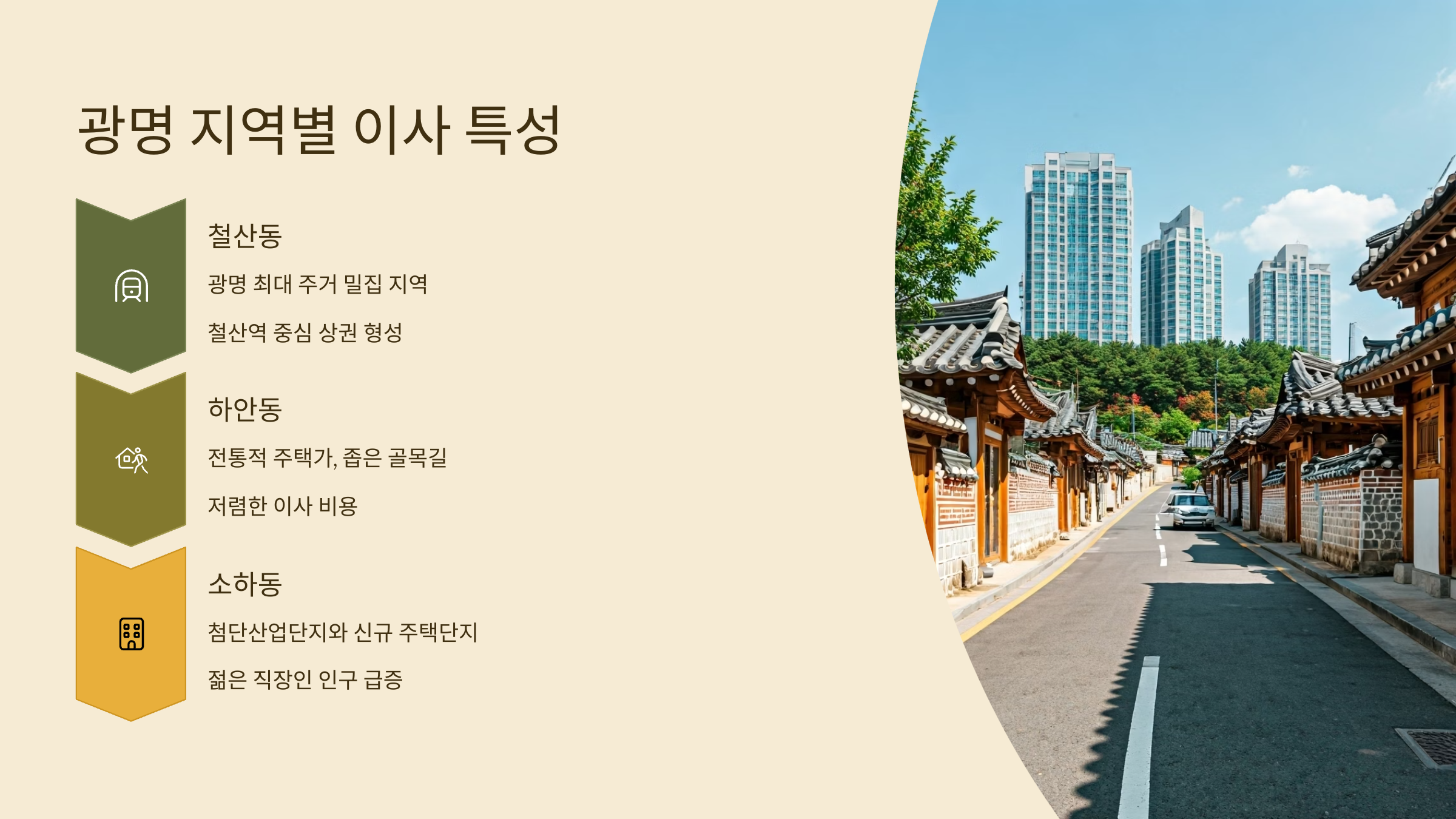 광명 이삿짐센터 지역별 특성