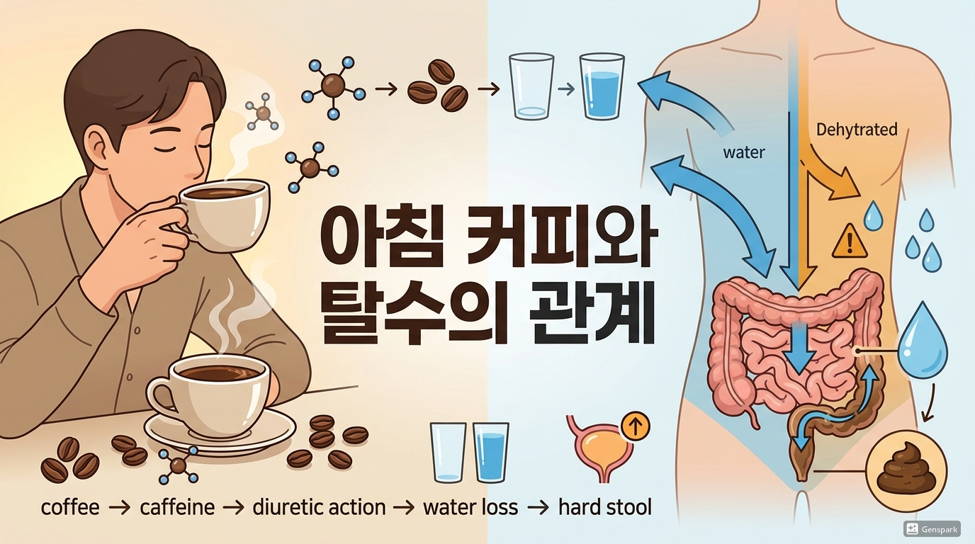 아침 커피와 탈수의 관계