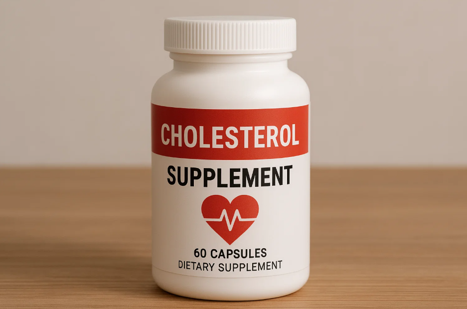 콜레스테롤 건강보조제 사진