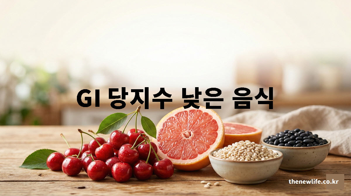 GI 당지수 낮은 음식을 체계적이고 과학적인 근거를 바탕으로 총정리한 대표 사진
