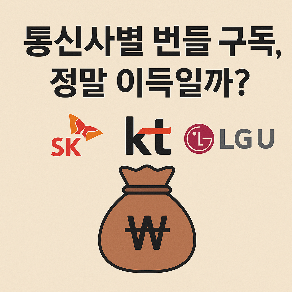 통신사별 번들 구독