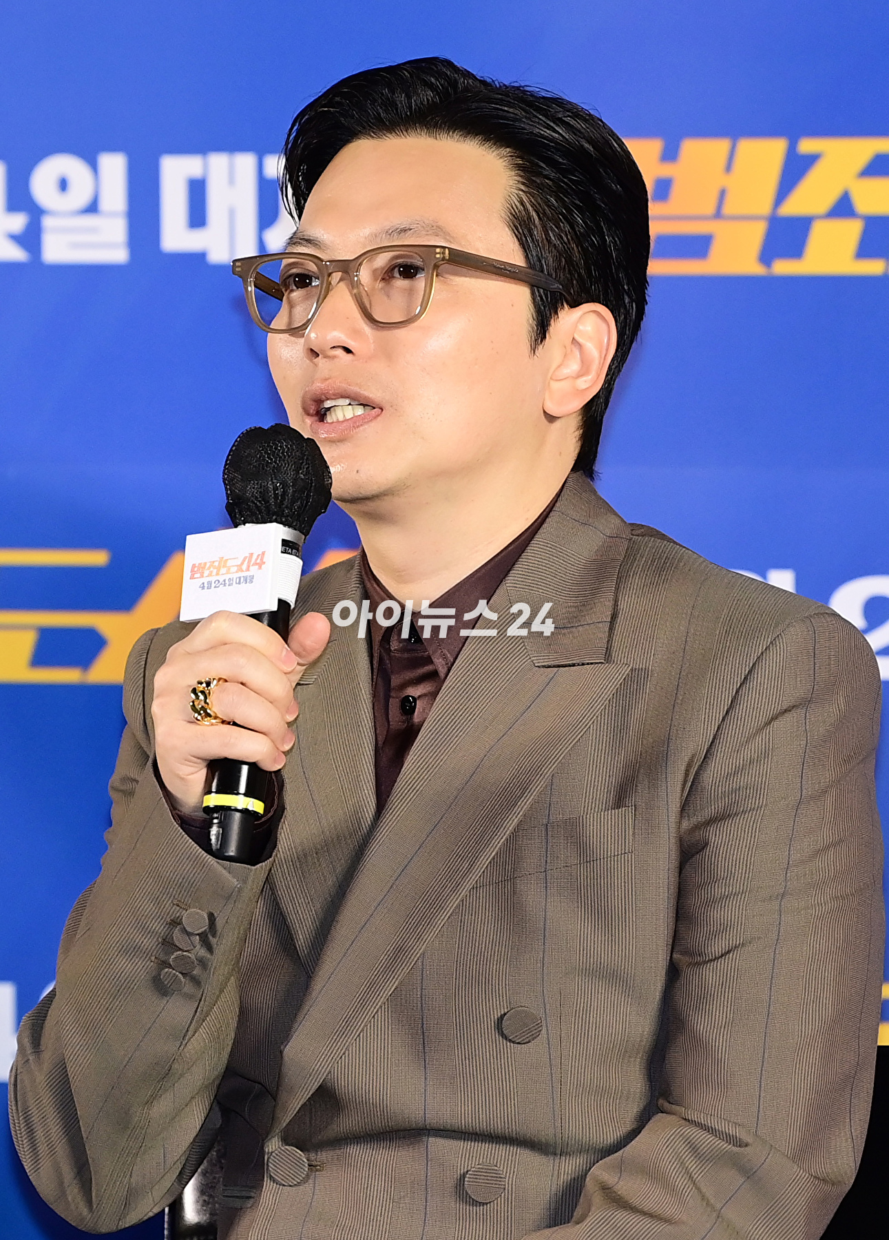 배우 이동휘가 11일 오전 서울 성동구 메가박스 성수에서 열린 영화 '범죄도시4'(감독 허명행) 제작보고회에 참석하고 있다. [사진=정소희 기자]