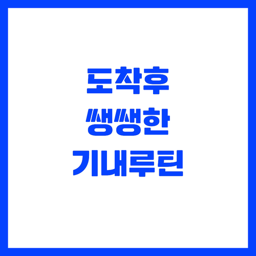 여행 피로 날리는 목적지 맞춤형 기내..