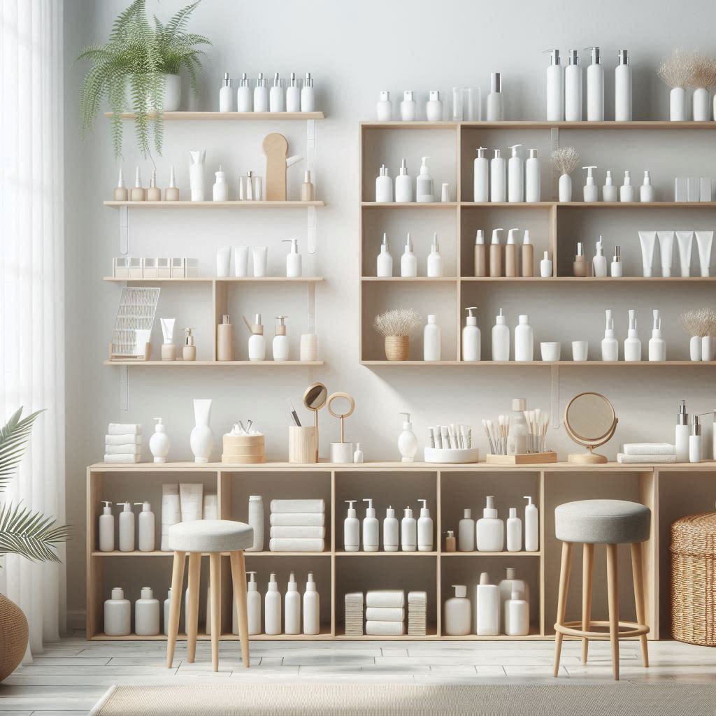 피부,체형관리 샵 배경