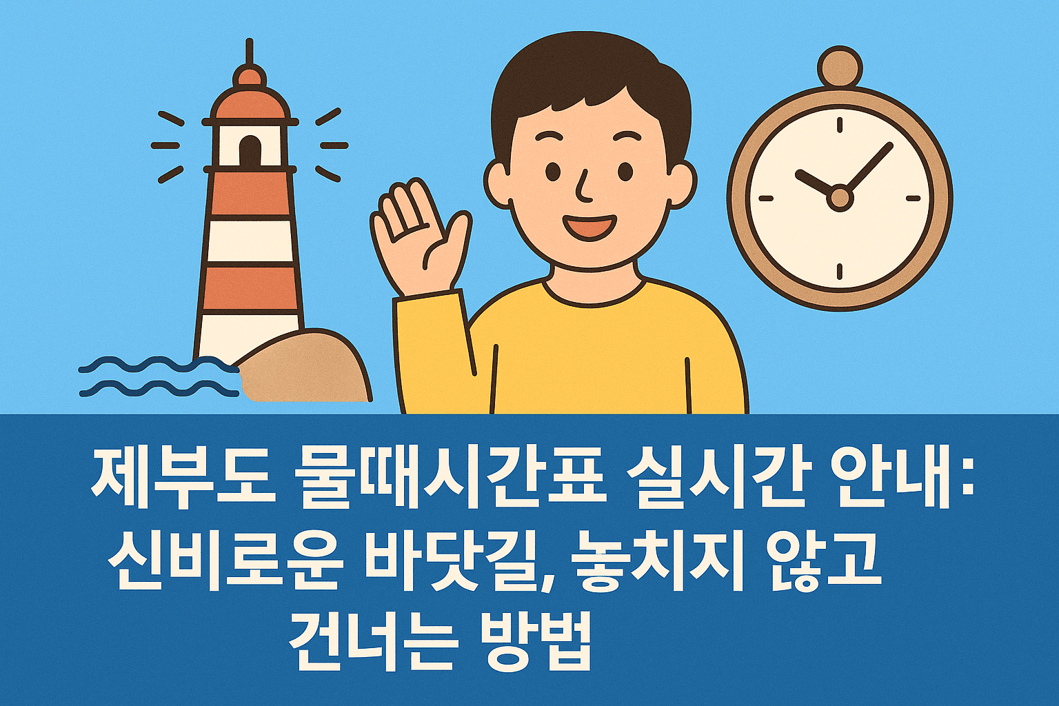 제부도 물때시간표 실시간 안내: 신비로운 바닷길, 놓치지 않고 건너는 방법!