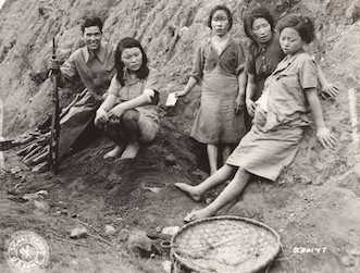 구출된 위안부 포로