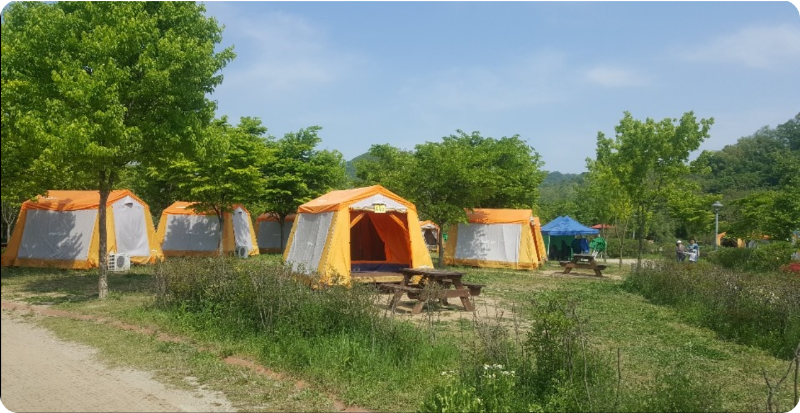 인천대공원 캠핑장 이미지 출처: 인천대공원 홈페이지