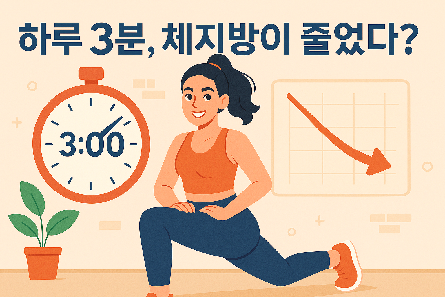 1.하루 3분, 체지방이 줄었다?