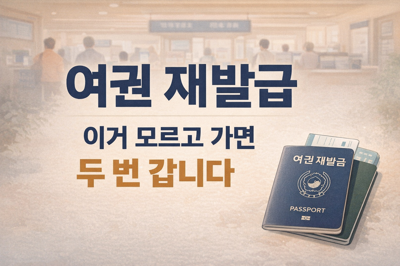 여권 재발급 방법 총정리｜준비물&middot;기간 한 번에 정리
