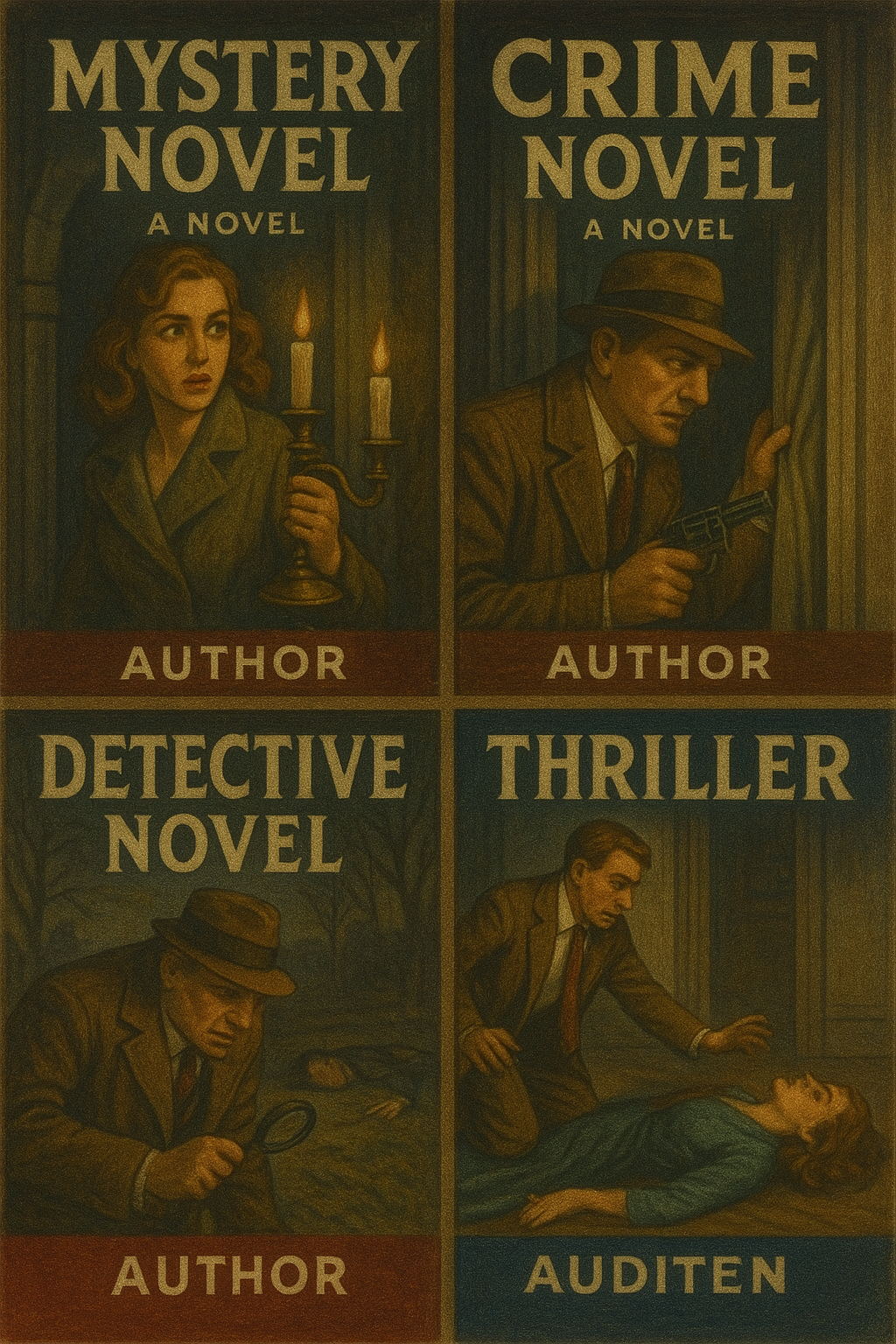 유럽 작가 미스터리 모음 (유럽, 추리, 대표작)