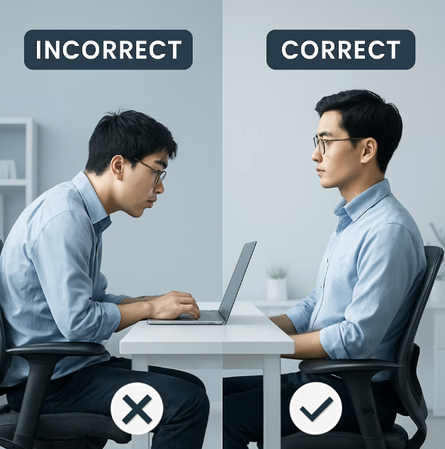 가장 흔한 범인, '앉는 자세'의 문제