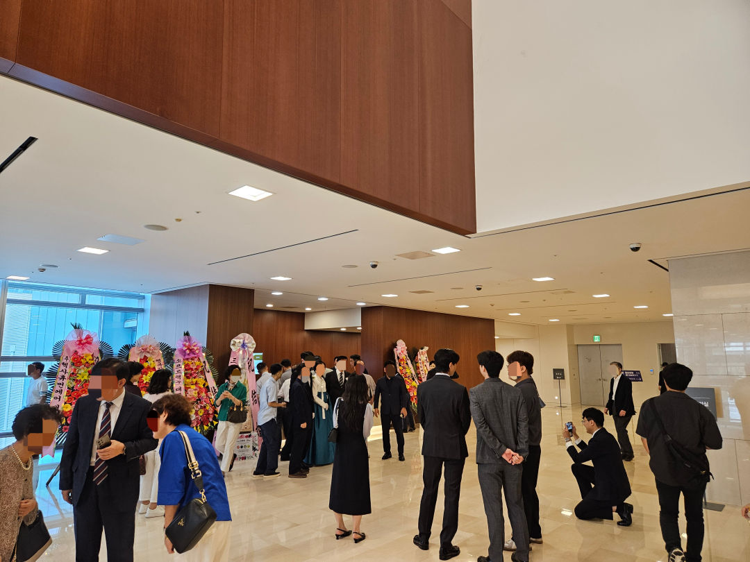 삼성전자 서초사옥 웨딩 하객맞이