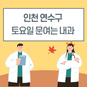 인천 연수구 토요일 내과 진료 병원 리스트