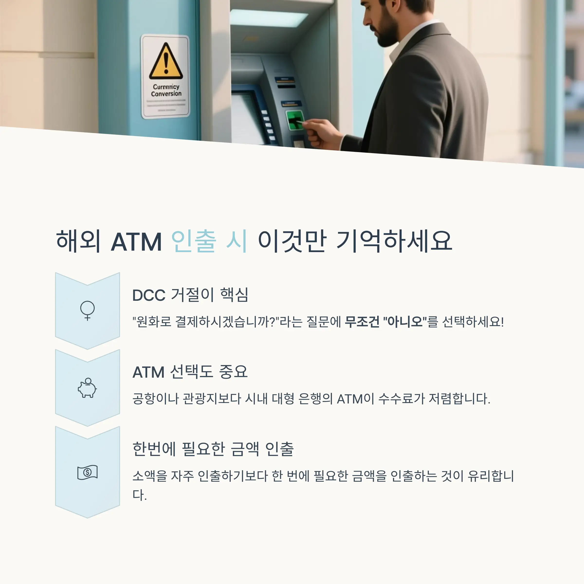 환전소별 장단점 분석